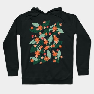 Flower and leaves 8 Hoodie